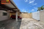 Lote inteiro Mongaguá casa 2 quartos, a 600 metros da praia por R$ 420.000 - Vila Atlântica