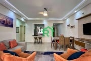 Apartamento Vista Mar, Reformado, 3 Dormitórios (1 Suíte), Pitangueiras, Guarujá/SP