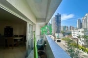 Apartamento com Sacada, 2 Dormitórios, 1 Vaga, Jardim Astúrias, Guarujá/SP