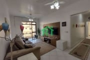 Apartamento na praia, próximo ao comércio, 3 dormitórios, Piscina, 1 vaga, Astúrias, Guarujá.