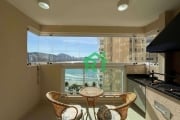 Apartamento com Vista para o Mar, Moderno, Varanda Gourmet, 2 Dormitórios (1 Suíte), 2 Vagas de Garagem, Astúrias, Guarujá/SP