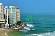 Apartamento Frente Mar, 3 Dormitórios (1 Suíte), 2 Vaga, Pitangueiras, Guarujá/SP