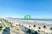 Apartamento frente mar, 3 dormitórios (2 suítes), 2 vagas, varanda gourmet, Enseada, Guarujá/SP.