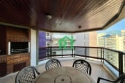 Apartamento à beira mar, varanda gourmet, 3 dormitórios (2 suítes), 1 vaga, Jardim Astúrias, Guarujá/SP