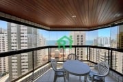 Apartamento à beira mar com 4 dormitórios (2 suítes), 2 vagas, área de lazer, Jardim Astúrias, Guarujá/SP