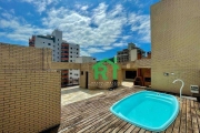 Cobertura Penthouse, 4 Dormitórios (2 Suítes), 2 Vaga, Área de Lazer, Enseada, Guarujá/SP