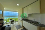 Apartamento à beira mar com 3 Dormitórios (1 suíte), 2 Vagas, Lazer, Tombo, Guarujá/SP