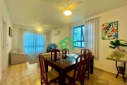 Apartamento beira mar, 2 dormitórios (1 suíte), 2 vagas, Pitangueiras, Guarujá/SP