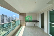 Apartamento com Varanda Gourmet, 3 Dormitórios (1 Suíte), 2 Vagas, Jardim Astúrias, Guarujá/SP