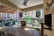 Apartamento Reformado, Varanda Gourmet, 2 Suítes, Lazer, 2 Vagas de Garagem, Pitangueiras, Guarujá/SP