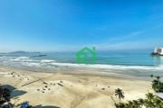 Apartamento frente mar, vista mar, 3 dormitórios (1 suíte), 2 vagas, Pitangueiras, Guarujá/SP.