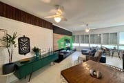 Apartamento Beira Mar, Reformado, 2 Dormitórios, 1 Vaga, Área de Lazer, Tombo, Guarujá/SP