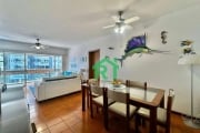 Apartamento beira mar, 3 dormitórios (1 suíte), 1 vaga, lazer, Pitangueiras, Guarujá/SP.