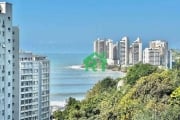 Apartamento beira mar, vista mar, 3 dormitórios (1 suíte), 1 vaga, lazer, Pitangueiras, Guarujá/SP.