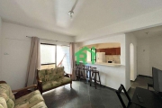 Apartamento com Sacada, 2 Dormitórios, 1 Vaga, Tombo, Guarujá/SP