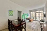 Apartamento amplo, beira mar, 2 dormitórios, Pitangueiras, Guarujá/SP.