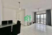 Apartamento moderno, 3 dormitórios (1 suíte), 2 vagas, lazer, Enseada, Guarujá/SP.