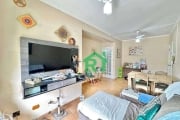 Apartamento com 3 dormitórios, 1 vaga, lazer, Enseada, Guarujá/SP.