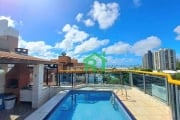 Cobertura vista pro mar, com piscina, 3 dormitórios à venda, 250 m² por R$ 1.000.000 - Enseada - Guarujá/SP