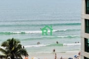 Apartamento beira mar com vista, 4 dormitórios à venda, 140 m² por R$ 1.200.000 - Pitangueiras - Guarujá/SP