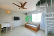 Apartamento duplex reformado com 2 dormitórios (2 suítes), 2 vagas, à venda, 80 m² por R$ 430.000 - Tombo - Guarujá/SP