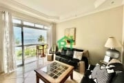 Apartamento Frente Mar com 3 dormitórios à venda, 125 m² por R$ 700.000 - Pitangueiras - Guarujá/SP