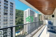 Apartamento com 4 dormitórios (3 suítes), 2 vagas, lazer, 155 m² - venda por R$ 850.000 ou aluguel por R$ 6.500/mês - Pitangueiras - Guarujá/SP