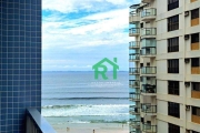 Apartamento vista pro mar, 3 dormitórios, 1 vaga, 98 m², à venda por R$ 530.000 - Pitangueiras - Guarujá/SP