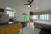 Apartamento Beira-Mar, Reformado, 1 Dormitório, Pitangueiras, Guarujá/SP