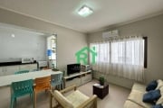 Apartamento Beira Mar, Reformado, 2 Dormitórios, 1 Vaga, Tombo, Guarujá/SP