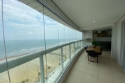 Apartamento Frente Mar com 3 dormitórios à venda, 111 m² por R$ 1.800.000 - Boqueirão - Praia Grande/SP