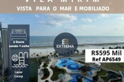 Apartamento Vista Mar - Mobiliado Lazer Completo com 2 dormitórios sendo 1 Suite  à venda, por R$ 595.000,00 - Mirim - Praia Grande/SP