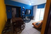 Apartamento localizado na Guilhermina em Praia Grande. Mobiliad, terraço com churrasqueira e área de lazer