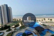 VISTA TOTAL PARA O MAR - Apartamento com 3 dormitórios  sendo 1 Suite com Lazer de completo à venda,  por R$ 850.000 - Mirim - Praia Grande/SP