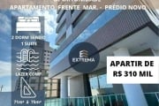 OPORTUNIDADE - Apartamento  Frente Mar com 2 dormitórios  sendo 1 suite à venda, Apartir de R$ 315.000 - Mongaguá/SP