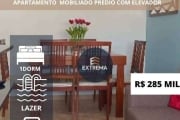 Apartamento Mobiliado  com 1 dormitório à venda, 39 m² por R$ 285.000 - Vila Tupi - Praia Grande/SP