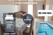 Apartamento Mobiliado  com 2 dormitórios à venda, 65 m² por R$ 350.000 - Mirim - Praia Grande/SP