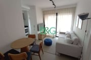 Apartamento com 1 dormitório para alugar, 40 m² por R$ 5.712/mês - Pinheiros - São Paulo/SP