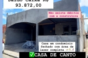 CASA DE CANTO EM CONDOMINIO FECHADO