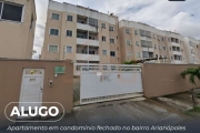 ALUGO APARTAMENTO EM CONDOMÍNIO FECHADO NO BAIRRO ARIANÓPOLES COM 2 QUARTOS