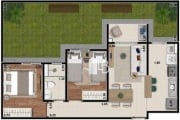 Apartamento com 2 dormitórios à venda, 85 m² por R$ 299.000,00 - Shopping Park - Uberlândia/MG