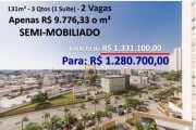 Apartamento com 3 dormitórios - 1 Suíte - 2 vagas -  à venda, 131 m² por R$ 1.280.700 - Ecoville - Curitiba/PR