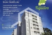 Apartamento 70m² 3 Dormitórios (1 Suíte) 1 Varanda 1 Banheiro 2 Vagas Em Dois Corregos Em Piracicaba - SP