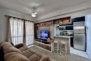 Sensacional apartamento tipo para venda com 1 quarto, 46m²