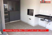 Apartamento de 192m², 3 suítes, 4 vagas, Rua Gabriele D'annunzio, 183 - Authentic Campo Belo