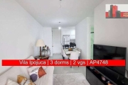 Apartamento de 70m², 3 quartos, 2 vagas, Praça Monsenhor José Maria Monteiro, 82 - Vila Ipojuca, Oxy