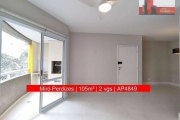 Apartamento 3 quartos, 105m², R. Caiubí, 1188 - Perdizes, Ed. Miró