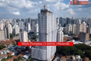 Apartamento R. Venâncio Aires, 930 - Pompeia, 63m², 3 dorms, 1 vg, Modo Pompéia