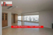 Apartamento 3 quartos, 175m², R. Vespasiano, 650 - Vila Romana, Cond. Clock