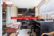 Apartamento Rua Fábia, 610 - Vila Romana, 153m², 3 vagas, New York Club